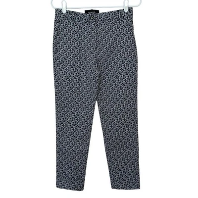 Pantalón Pinko Bello 130 Div Jacquard Monograma Logo Elástico Talla 2  Foto 1 de 4