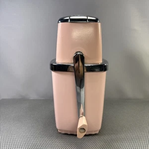 Vintage Sears Swing Away Ice Crusher Handkurbel 50’s PINK Chrom MCM Bar - Bild 1 von 11