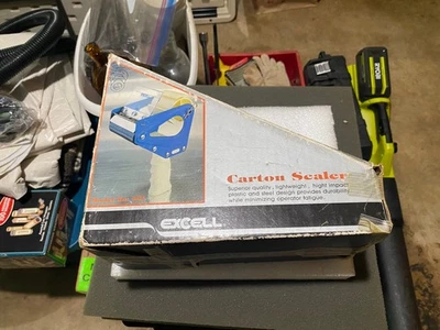 Пистолет-диспенсер для ленты Excell, промышленный ручной диспенсер для ленты - 4 дюйма - с коробкой - Изображение 1 из 4