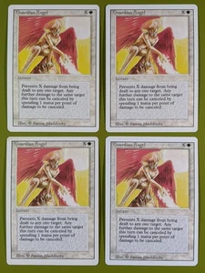 Guardian Angel x4 Revised Edition 4x Playset Magic the Gathering MTG  - Picture 1 of 1
