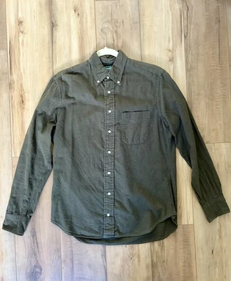 Gitman Bros Vintage Brushed Olive Flannel Made In US Men’s Medium Button Down - Image 1 of 4