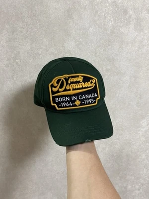 Dsquared2 HOME OF ROCKIES Gorra de Béisbol Sombrero Verde Envejecido Estilo Retro Foto 1 de 4