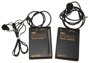Azden Wireless Microphone WR-PRO WM-PRO Transmitter and Receiver - Works - Picture 1 of 11
