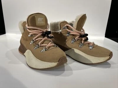 Botas Sorel Out N About Conquest, botas para niños, color, beige claro, jóvenes talla 3 Foto 1 de 4