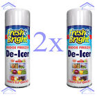2x Fridge Freezer De Icer Spray Defrost Ice Quickly Anti Bacterial Deicer 200ml
