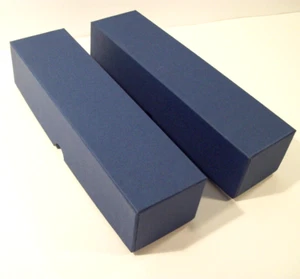 9" Nuevo sin etiquetas 2"X2" Monedas Flips Caja Soporte, Lote Caja de Almacenamiento de Monedas, Azul, Cartón - Imagen 1 de 4