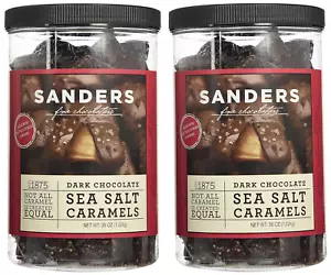 Dark Chocolate Sea Salt Caramels - 36 Oz (Value 2 Pack) - Picture 1 of 3