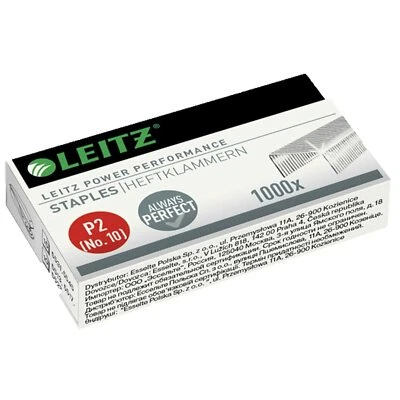 Leitz Tacker Heftklammer, P2 No. 10, verzinkt, 1000 Stück