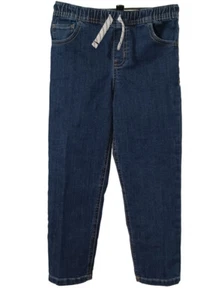 Girls size 6 elastic waist 365 Kid's blue denim jeans 3 drawstring 5 pocket - Picture 1 of 7