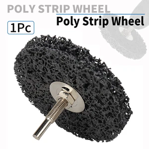 100 mm Poly Streifen Scheiben Rad Rost Lack Entfernung Schleifmittel für Metall Winkelschleifer - Bild 1 von 8