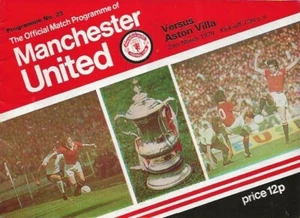 Manchester United v Aston Villa Division One 29th March 1978 - Picture 1 of 10