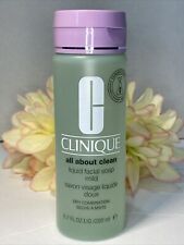 Clinique All About Clean Liquid Facial Soap Mild Combo 6.7oz 200ml New Free Ship
