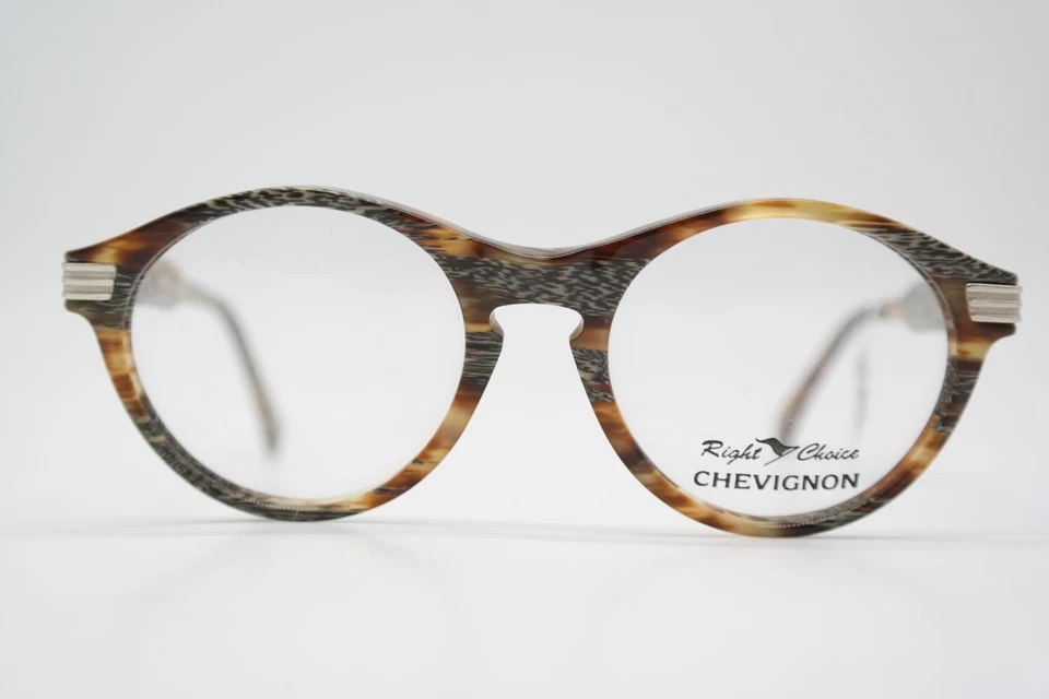 Vintage Brille CHEVIGNON VIRGINIA Mehrfarbig Silber Oval Brillengestell - Bild 1 von 4