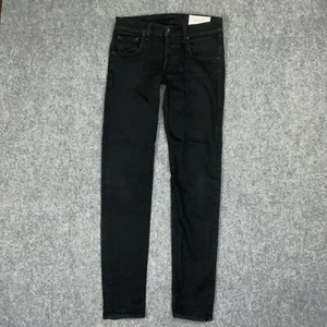 rag & Bone Jeans Mens Size 31 Black Button Fly Extra Slim - Picture 1 of 9