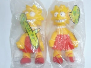 Lisa Simpson 8" Muñeca Los Simpson 1990 Burger King Figura de Peluche De Colección Nuevo LOTE - Imagen 1 de 4