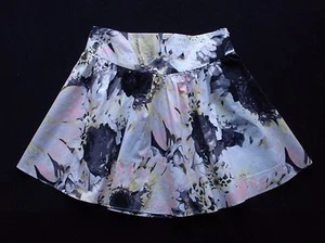 Minifalda acampanada Kimchi azul Urban Outfitters talla 2 corsé con cordones pastel margarita - Imagen 1 de 4
