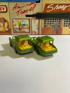 (2) Two Matchbox No. 74 Toe Joe Tow Truck  Diecast Flatbed 1972 For Parts - Picture 1 of 6
