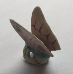 UNUSUAL 20s ART DECO ANTIQUE PIN CUSHION DOLL IN THE FORM OF A PINK BUTTERFLY - Picture 1 of 4