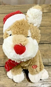 Sound & Light Christmas Dog Puppy Singing And Dancing SEE VIDEO! - Picture 1 of 6