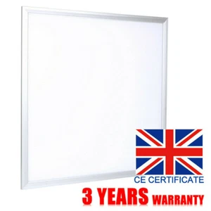 Ceiling LED Panel 600 x 600mm Pure Cool White Light 6500k Office Shop Warehouse - Picture 1 of 16