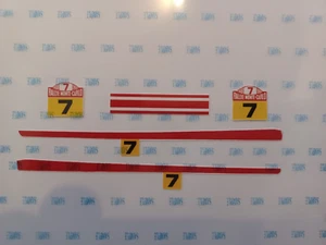 Corgi 205 Ford Cortina MK2 Rally  Reproduction weatherproof stickers - Picture 1 of 1