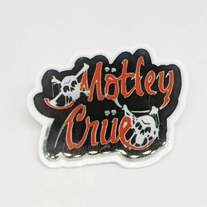 Motley Crew Acrylic Pin Badge Brooch Pinback 80s Heavy Metal Rock Music Band New - Picture 1 of 3