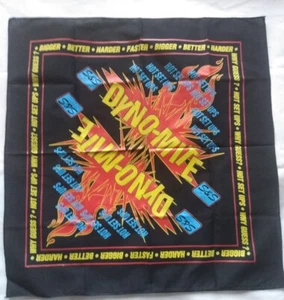 S S Cycle Performance DYNO Harley Davidson Bandana BLK Flame Graphics Iron On - Picture 1 of 9