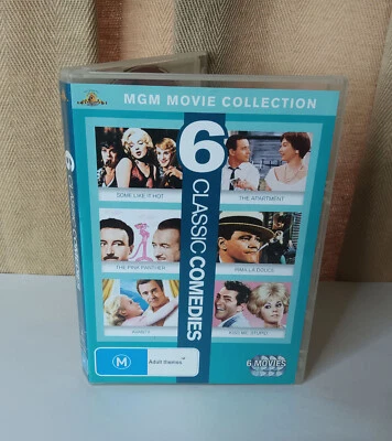 6 Classic MGM Comedies DVD Box Set (6 Discs / 6 Movies) R4 DVD Box Set *VGC - image 1 of 3