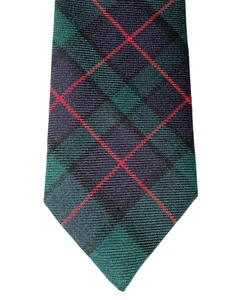 Tartan tie pure wool plaid Lockhart Ancient made in Scotland D C Dalgliesh NEW X - Picture 1 of 3