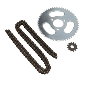 25H Chain Sprocket Kit For 47CC 49CC Mini Motorcycle ATV Bike Steel 55T Rear - Picture 1 of 22