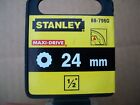 NEW STANLEY 1/2 in Drive 24 mm MAX DRIVE 12 POINT SOCKET