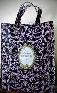 Vintage 1990s LADUREE Collector Tote Bag "ARABESQUE" - Lovely Gift - Very RARE - Picture 1 of 22
