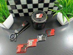 KIT 3 TOYOTA TS YARIS COROLLA CELICA LOGO TS + POSACENERE TS + PORTACHIAVE TS - Imagen 1 de 17