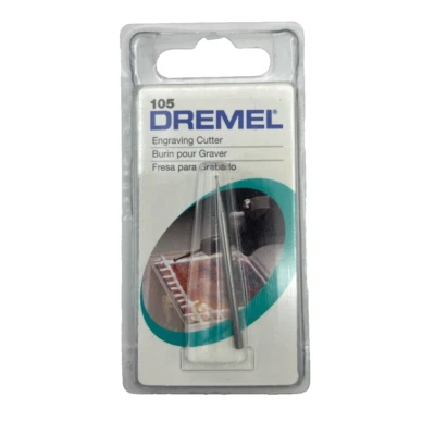 Dremel Engraving Cutter 105, 1/32" Diameter, 1/8" Shank, NOS - Image 1 of 2