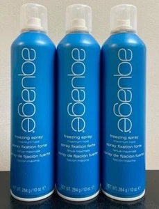 3 PACK NEW AQUAGE FREEZING MAXIMUM HOLD SPRAY 10 OZ HAIRSPRAY LOT *ORIGINAL BLUE - Picture 1 of 4