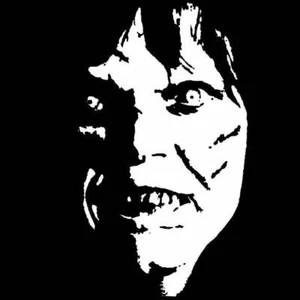 EXORCIST GIRL HORROR Vinyl Decal -Sticker for Car Truck Bumper Wall Decor - Picture 1 of 3