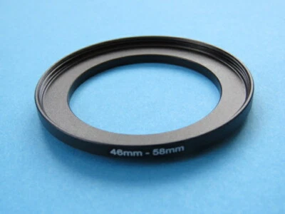 46mm to 58mm Step Up Step-Up Ring Camera Lens Filter Adapter Ring 46mm-58mm - Image 1 of 2