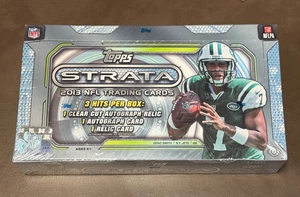 2013 Topps Strata Football Hobby Box Factory Sealed - Picture 1 of 2
