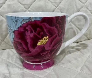Portobello by Inspire Bone China Teetasse Kaffeebecher Pfingstrose Designed In England - Bild 1 von 5