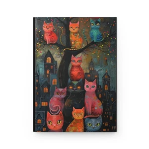 Skurriles Katzen Design Journal | Perfektes Geschenk für Katzenliebhaber - Bild 1 von 5