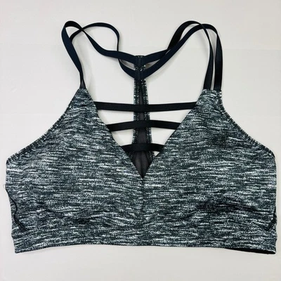 Victoria Secret Lightweight Cage Cross Front Sport Bra Medium Strappy Back - Image 1 of 4
