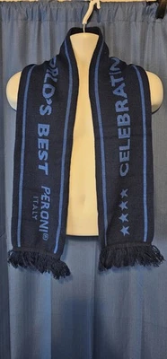 Peroni意大利啤酒围巾58英寸长 — 第 1/2 张图片