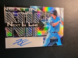 2025 Leaf Metal Basball Xavier Neyens Silver Next in Line Auto 10/35 - Picture 1 of 2