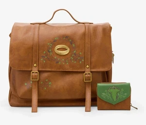 El Señor de los Anillos Un Anillo Hojas Bolso Mensajero Cartera de Bonificación - Imagen 1 de 5