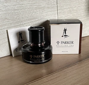 Parker Penman Fountain Pen Writing Ink Mocha 50 ml England Box & Papers READ - Picture 1 of 13