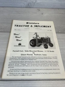 Miniature Tractor & Implement Magazine July 1985 International Harvester Farmall - Picture 1 of 10