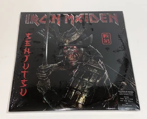 Iron Maiden Senjutsu Vinyl 3xLP 2021 BMG Silver & Black Marble Heavy Metal NEW - Picture 1 of 4
