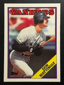 1988 Topps Tiffany #300 Don Mattingly New York Yankees - Imagen 1 de 2