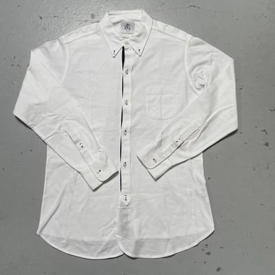 Camisa Brooks Brothers Negra Polar Thom Browne Algodón Tejido LS Botón BB4 USADA EN EXCELENTE ESTADO Foto 1 de 4