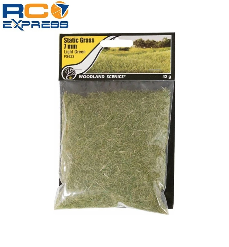 Woodland Scenics Static Grass Light Green 7mm WOOFS623 - Image 1 of 1
